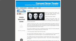 Desktop Screenshot of carouseldinnertheatre.com